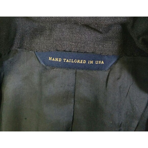 Brooks Brothers  x Loro Piana 2 Piece Suit  VTG 100% Wool Gray 42R Made in USA - Picture 16 of 16